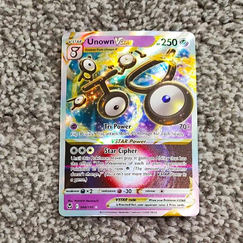 Unown VSTAR Pokémon Card